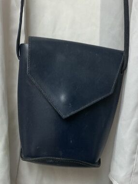 Leather crossbody  mini purse new without tags Italian brand vintage